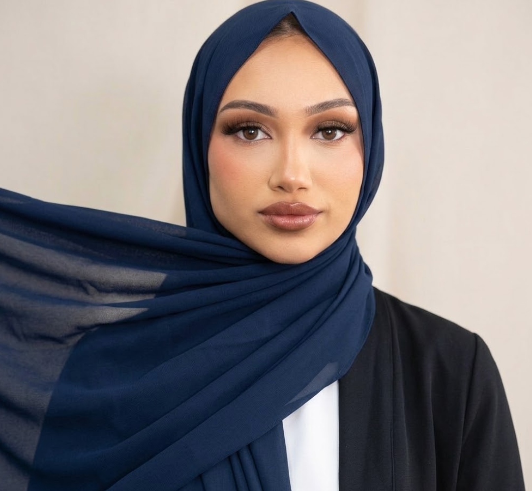 Set Of 4 Chiffon Hijabs