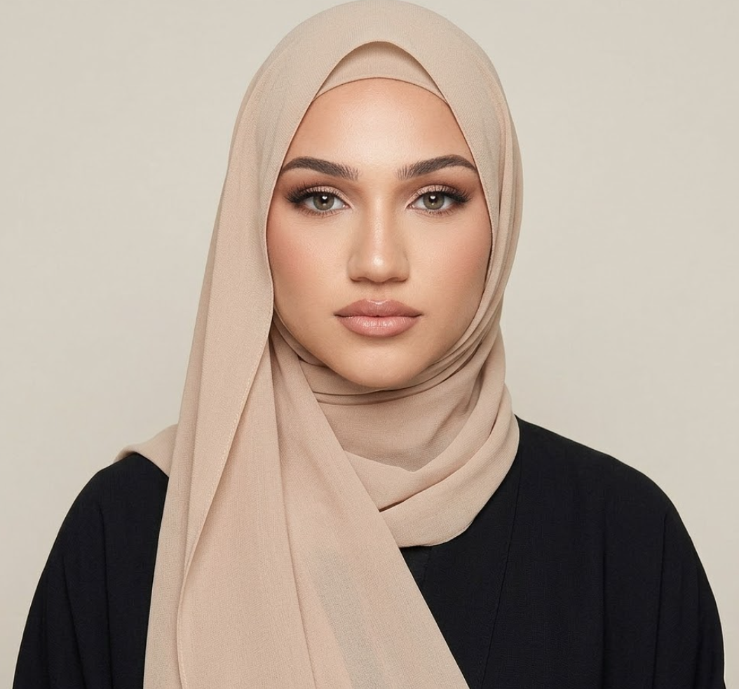 Set Of 4 Chiffon Hijabs
